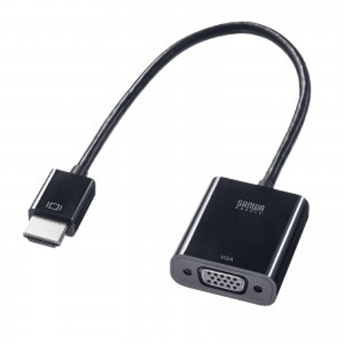 サンワサプライ　HDMI-VGA変換アダプタ　AD-HD24VGA