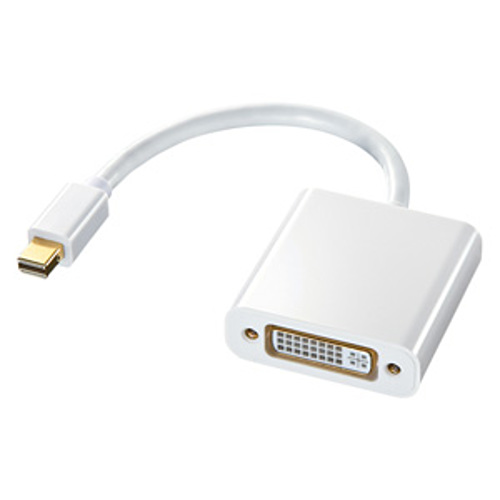 サンワサプライ　ミニDisplayPort-DVI変換アダプタ　AD-MDPDVA01「在庫掲載」