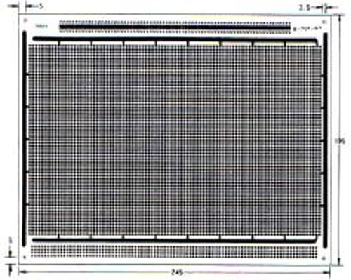 タカス電子製作所 IC用大型ユニバーサル基板シングルパターン（一つ目模様） B-701-67