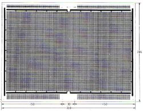 タカス電子製作所 IC用大型ユニバーサル基板シングルパターン（一つ目模様） B-701-68