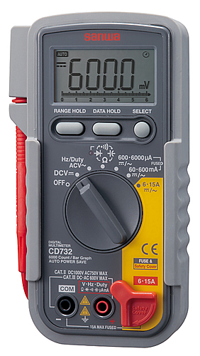 三和電気計器(SANWA)　デジタルマルチメータ CD732