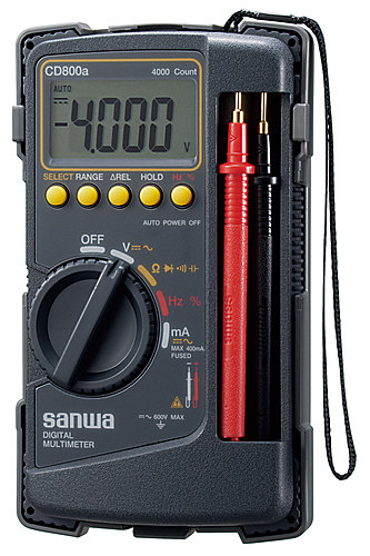 三和電気計器(SANWA)　デジタルマルチメータ　CD800a