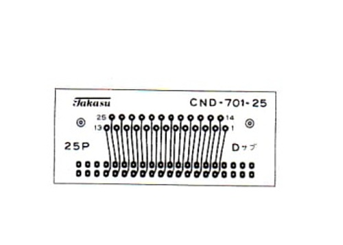 タカス電子製作所 Dサブ用コネクター基板 CND-701-25