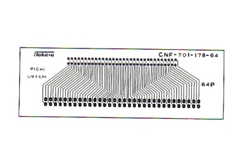 タカス電子製作所  フラットケーブル用コネクター基板 CNF-701-178-64