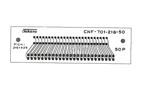 タカス電子製作所  フラットケーブル用コネクター基板 CNF-701-216-50
