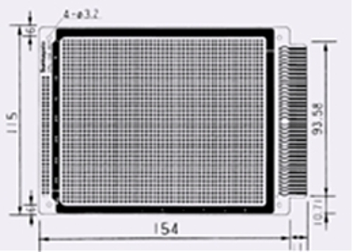 サンハヤト　端子付きユニバーサル基板　CPU-110ADOT