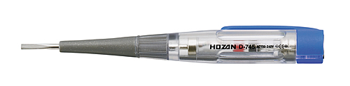 ホーザン(HOZAN)　LED検電ドライバー　D-745