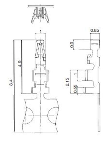 ヒロセ電機　DF14シリーズ　ハーネス加工