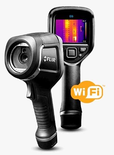 FLIR　赤外線サーモグラフィ　Exシリーズ　E6 XT（Wi-Fi）　63907-0804 【送料無料】