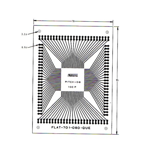 タカス電子製作所 ワンチップ基板 QUEパターン FLAT-701-080-QUE