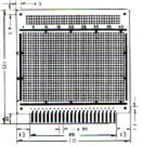 タカス電子製作所 シングルパターンスルホール基板 ICT-713-13-1