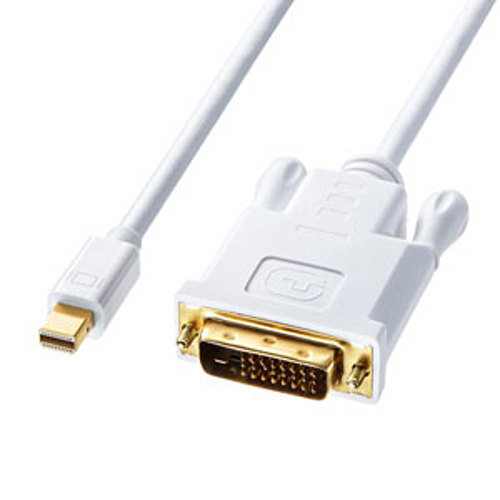 【中止】サンワサプライ　ミニDisplayPort-DVI変換ケーブル　3m　KC-MDPDVA30