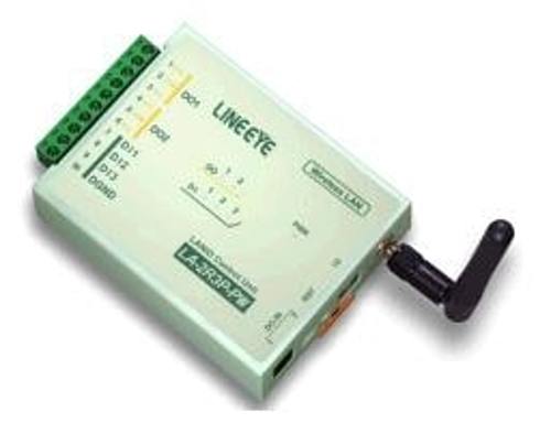 ラインアイ　無線LAN接続型デジタルIOユニット　リレー（1c接点）2出力/ドライ接点3入力　LA-2R3P-PW2　