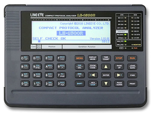 ラインアイ　コンパクトプロトコルアナライザー　500kbps　調歩同期通信専用モデル LE-1500R