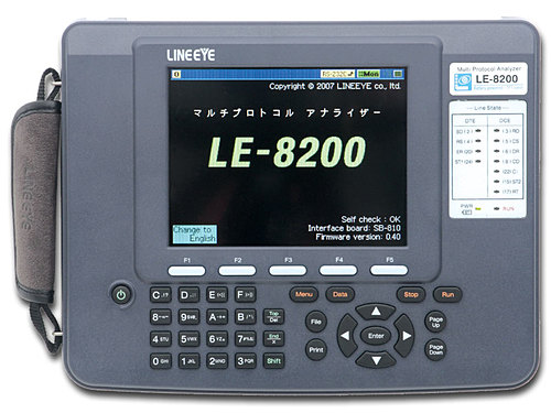 ラインアイ　マルチプロトコルアナライザ　高速通信カラーLCDモデル　LE-8200