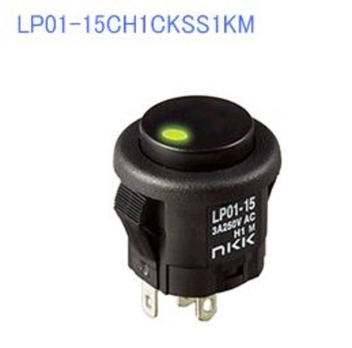 注目>NKKスイッチズ　照光式押ボタンスイッチ　LP01-15CH1CKSS1KM