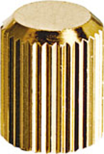 廣杉計器　黄銅　ローレットナット（袋型・金メッキ）　NBNT-310NG