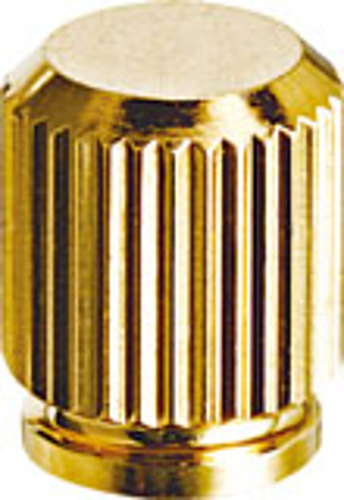 廣杉計器　黄銅　ローレットナット（ツバ付・袋型・金メッキ）　NBNT-310TG