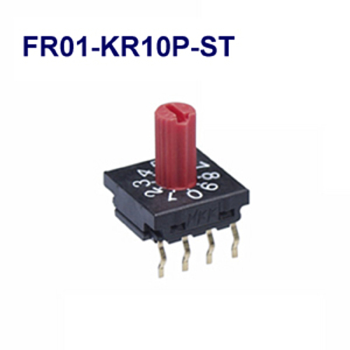 NKKスイッチズ　ロータリスイッチ　FR01-KR10P-ST