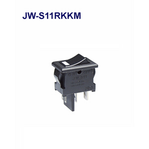 NKKスイッチズ　照光式ロッカスイッチ　JW-S11RKKM 「在庫掲載」