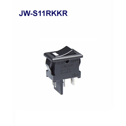 NKKスイッチズ　照光式ロッカスイッチ　JW-S11RKKR 「在庫掲載」