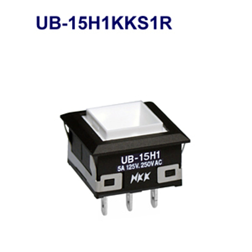 NKKスイッチズ　照光式押ボタンスイッチ　UB-15H1KKS1R 「在庫掲載」