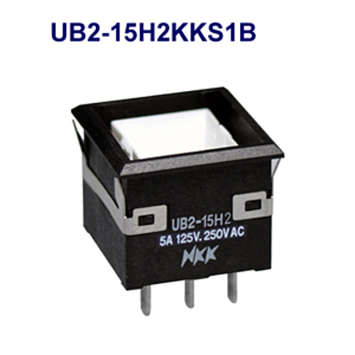 NKKスイッチズ　照光式押ボタンスイッチ　UB2-15H2KKS1B 「在庫掲載」