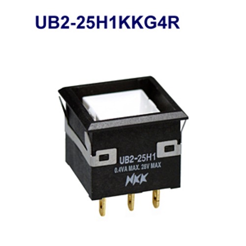 NKKスイッチズ　照光式押ボタンスイッチ　UB2-25H1KKG4R 「在庫掲載」