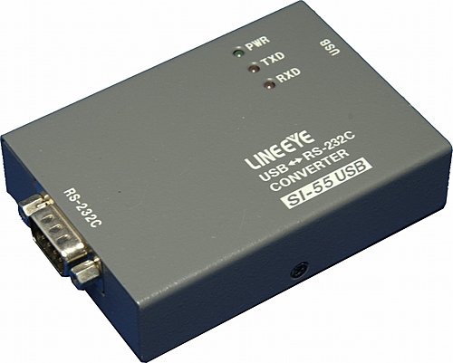 ラインアイ インターフェースコンバータ USB⇔RS-232C FA用途 SI-55USB