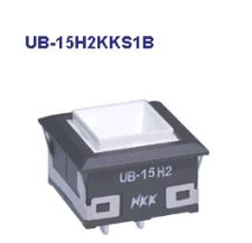 注目>NKKスイッチズ　照光押ボタンスイッチ　UB-15H2KKS1B
