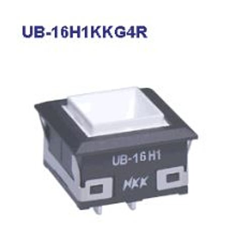 注目>NKKスイッチズ　照光押ボタンスイッチ　UB-16H1KKG4R