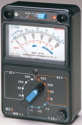 三和電気計器(SANWA)　アナログマルチテスタ　VS-100
