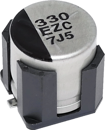 パナソニック　導電性高分子ハイブリッドアルミ電解コンデンサ　ZCシリーズ　EEHZC1E331V