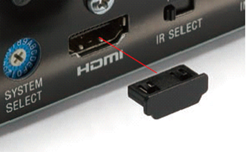タカチ電機工業　HDMIC型 HDMIコネクタ防塵プラグ　HDMIC-3