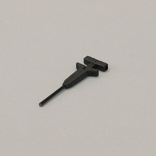 スタック電子　ICリード(ピッチ2.54mm)用ミニクリップ(黒)　PF080「在庫掲載」(プローブ)