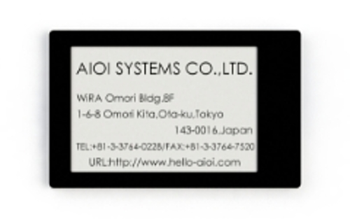 動画>アイオイ・システム　見えるRFID スマートカード　NFC対応　SC1029L