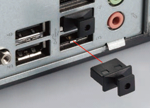 タカチ電機工業　USBC型 USBタイプA用コネクタ防塵プラグ　USBC-2