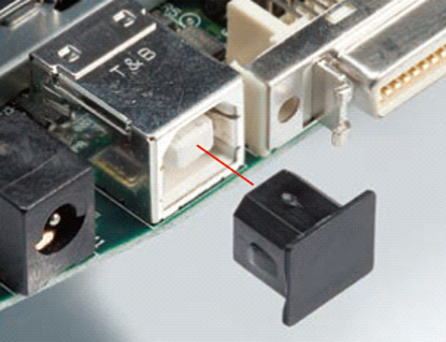 タカチ電機工業　USBC型 USBタイプB･C用コネクタ防塵プラグ　USBC-3
