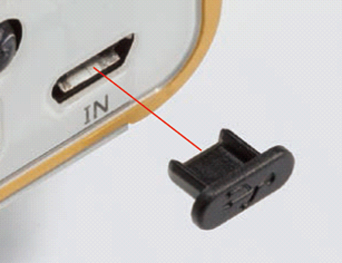 タカチ電機工業　USBC型 MINI-USB・MICRO-USB用コネクタ防塵プラグ　USBC-31