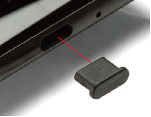 タカチ電機工業　USBC型 USBタイプB･C用コネクタ防塵プラグ　USBC-3C