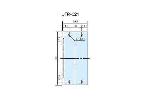 タカチ電機工業　UTR型ユニットパネル　UTR-321