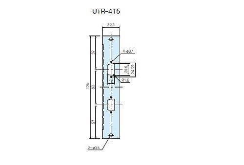 タカチ電機工業　UTR型ユニットパネル　UTR-415