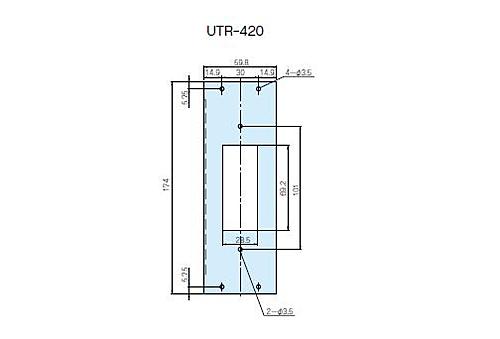 タカチ電機工業　UTR型ユニットパネル　UTR-420