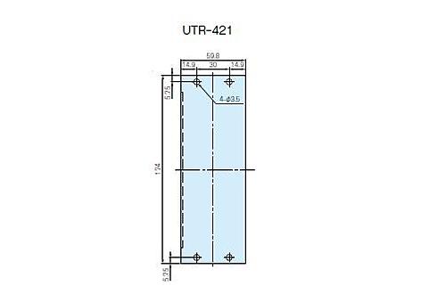 タカチ電機工業　UTR型ユニットパネル　UTR-421