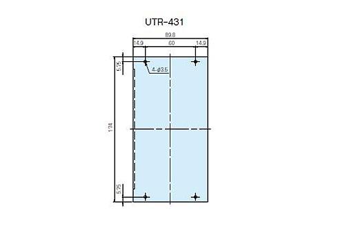 タカチ電機工業　UTR型ユニットパネル　UTR-431