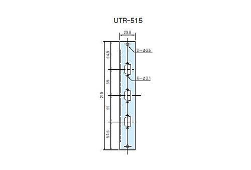 タカチ電機工業　UTR型ユニットパネル　UTR-515