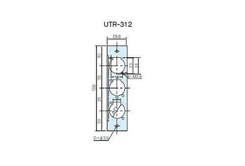 タカチ電機工業　UTR型ユニットパネル　UTR-312