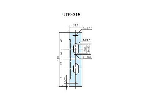 タカチ電機工業　UTR型ユニットパネル　UTR-315