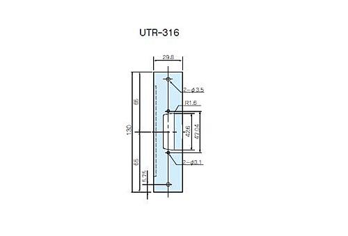 タカチ電機工業　UTR型ユニットパネル　UTR-316